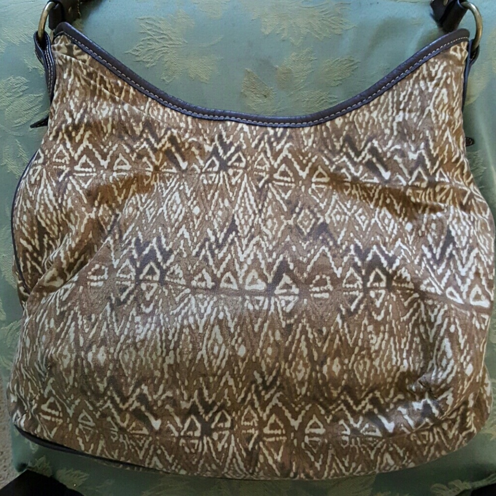 SOLD.    Brown Chaps bag - Picture 3 of 4