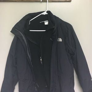 North Face winter jacket with removable fleece
