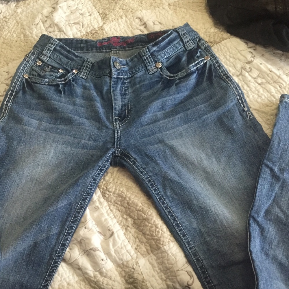 Jeans rinestones Size 32x34