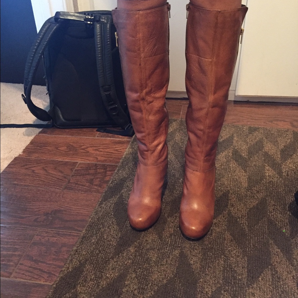 SM Rikki Boots cognac size 10 DO NOT PURCHASE!