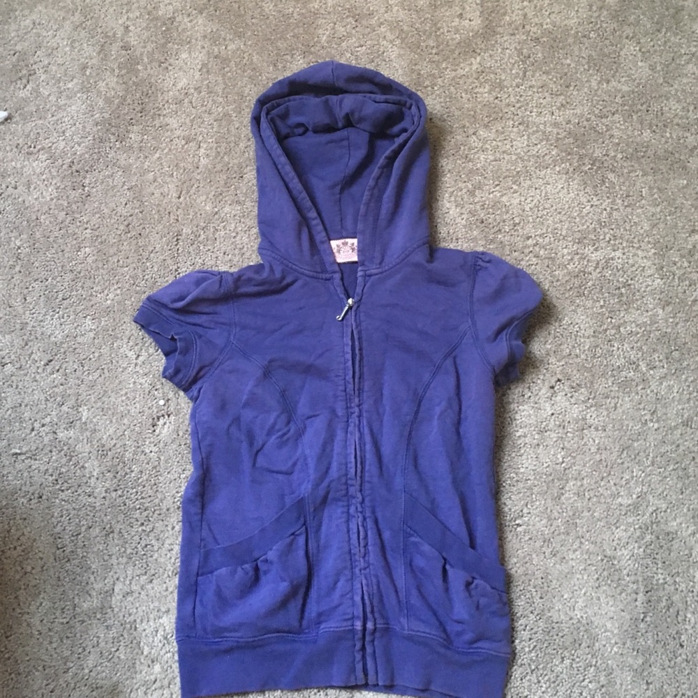 Purple juicy couture queen bee zip up