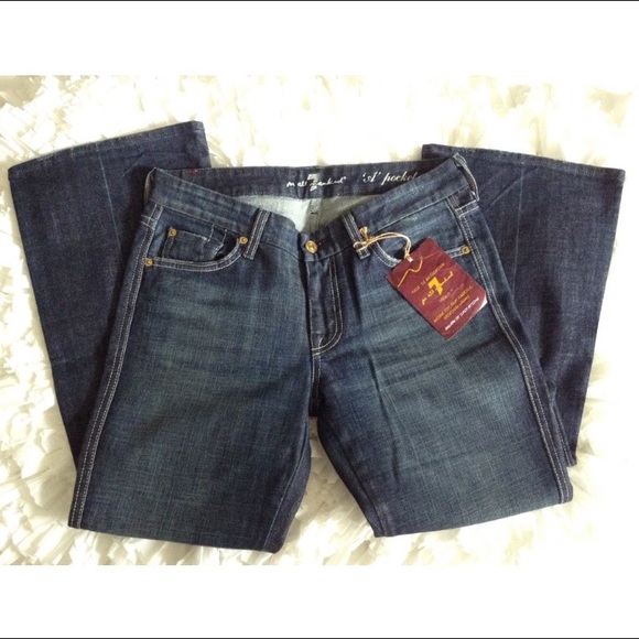 7 For All Mankind "A" Pocket Flare Jeans 👖❤️ - Picture 1 of 4