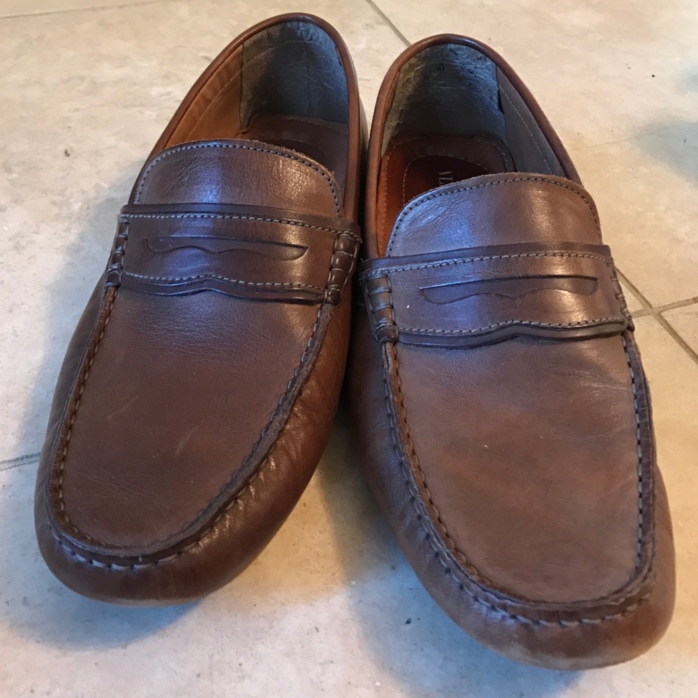 Men's brown Alfani loafers (10)