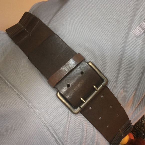 Genuine leather belt main image 4
