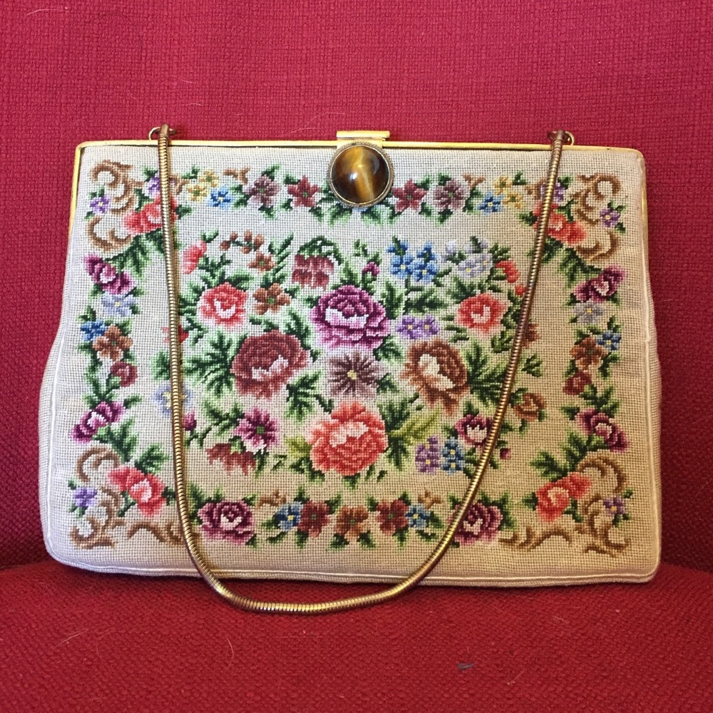 Vintage Tapestry Purse