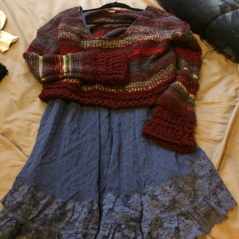 Free people cropped sweater