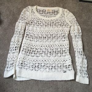White Hollister sweater