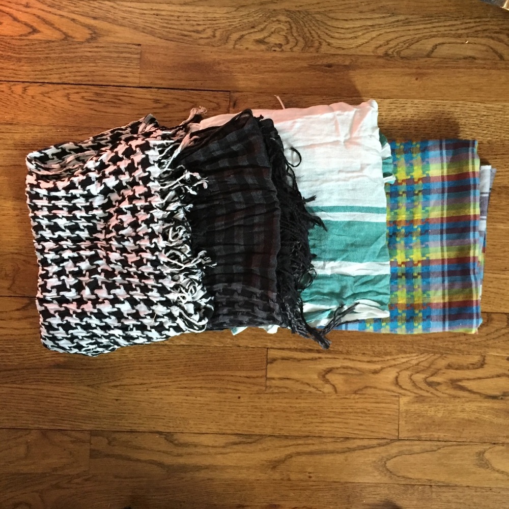 Set of scarves (4 total)