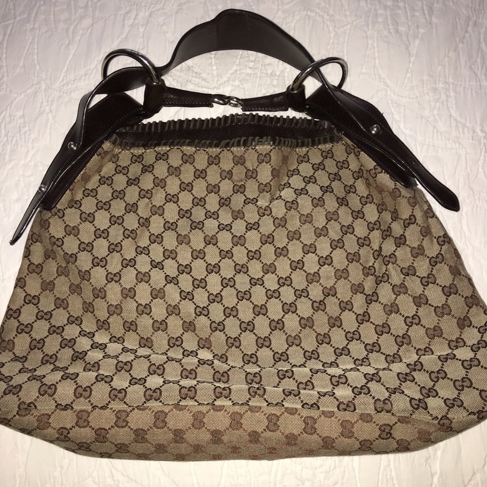 Brown Gucci handbag