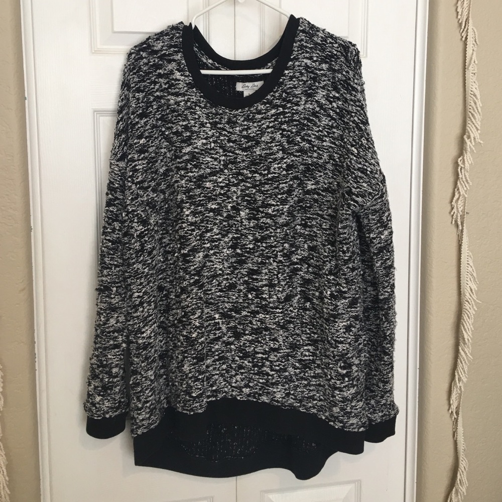 Lucky Brand Marled Tunic Sweater
