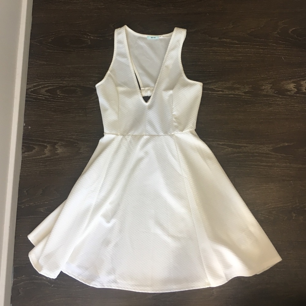 Open back dress
