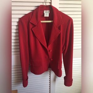 Vintage Red Blazer