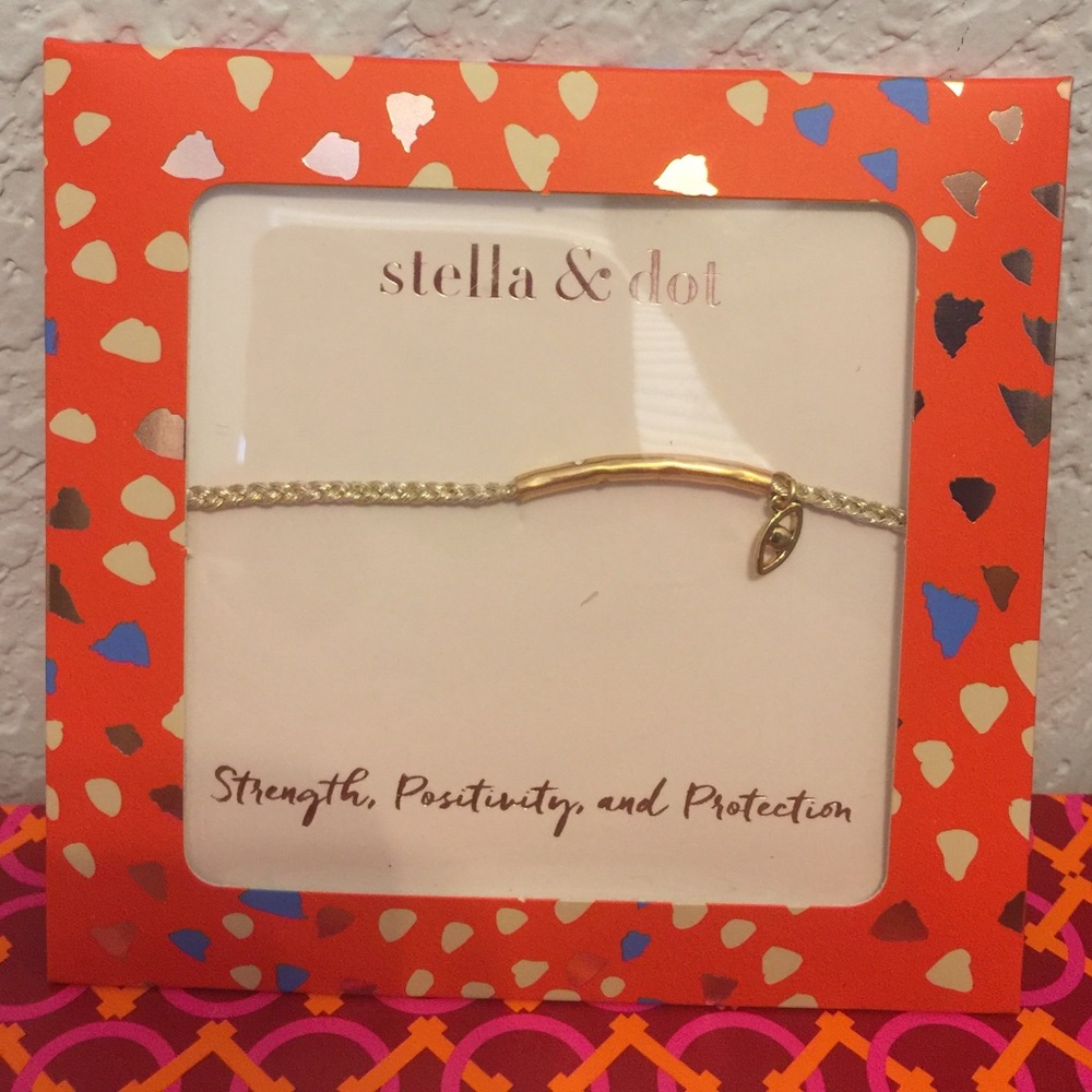 Stella & Dot. Wishing Bracelet - Protective Eye.