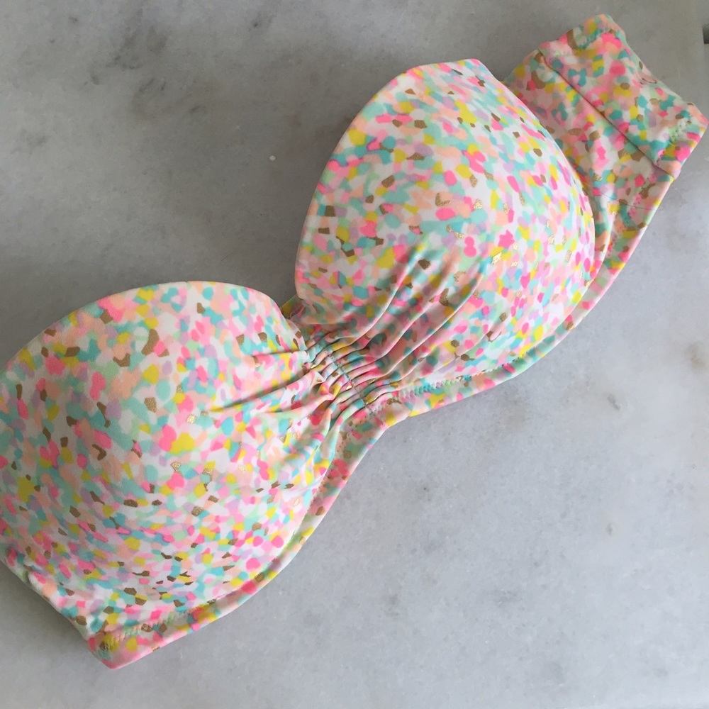Confetti Victoria's Secret Bandeau Top
