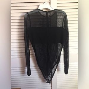 Vintage Black Thin Body Suit