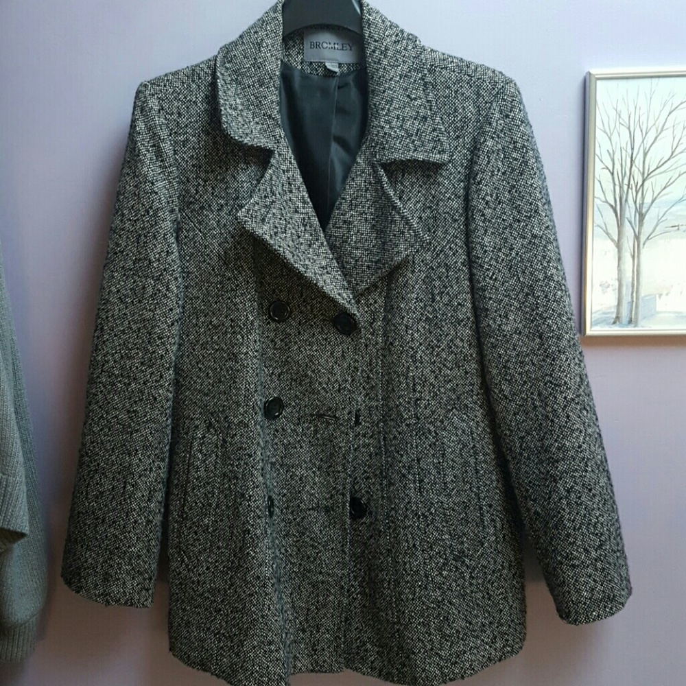 Tweed peacoat excellent condiion