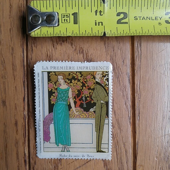 ♦ 3 for $15 Vintage Pin "La Premiere Imprudence" - Picture 4 of 4