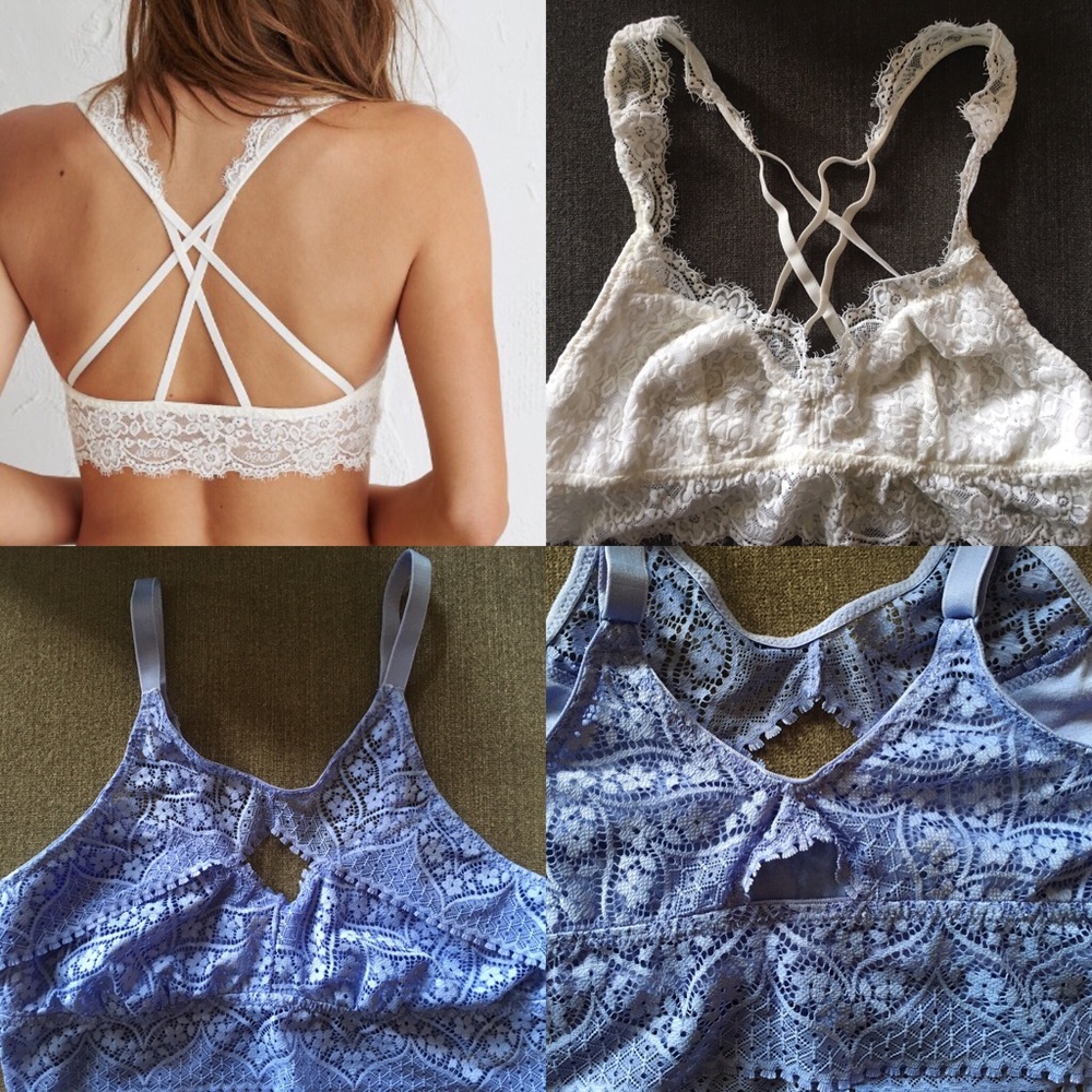 2 Aerie bralettes. Like new! Size Md.