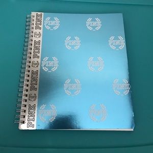 PINK aqua metallic planner