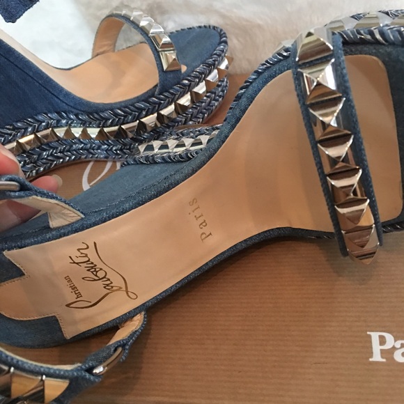 🎉SOLD🎉Christian Louboutin cataclou 140 jeans 37 - Picture 3 of 4