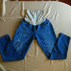 Maternity Over the Belly Skinny Jeans