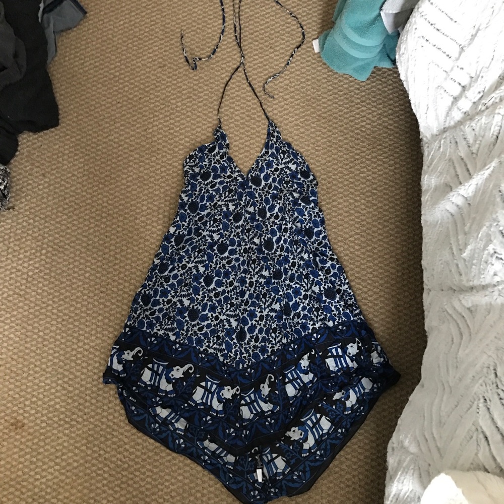 Floral patterned beach coverup