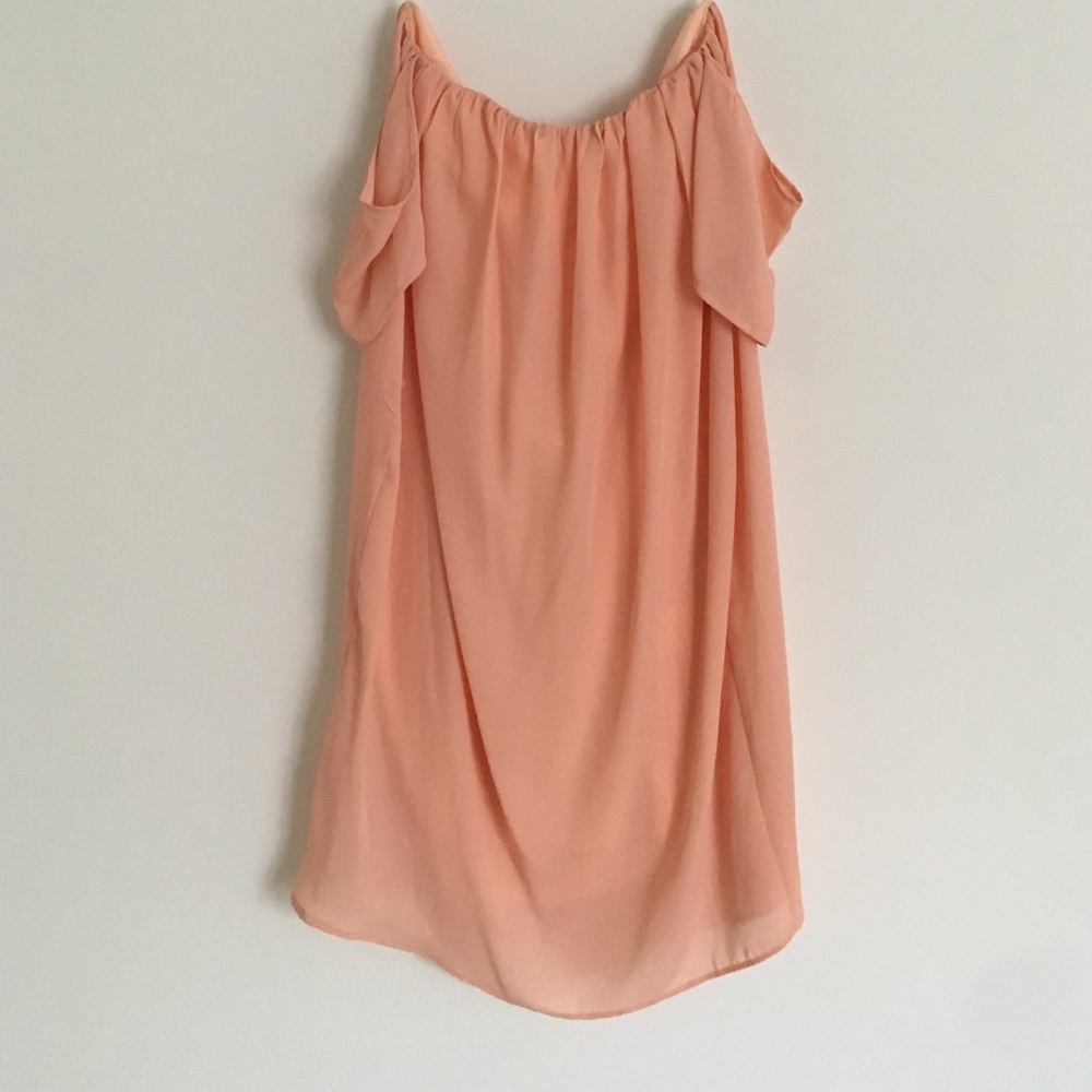 Peach dress