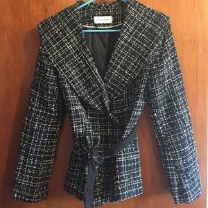 Calvin Klein wrap coat/ jacket