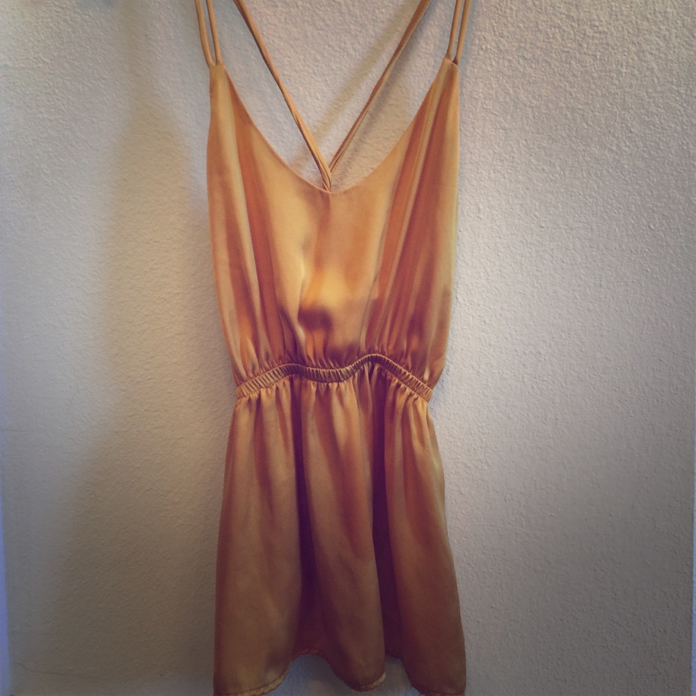 Gold Silky Top