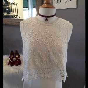 Crochet Lace Crop Top