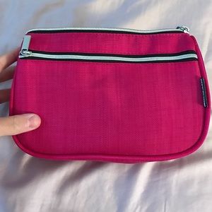 Pink make up purse