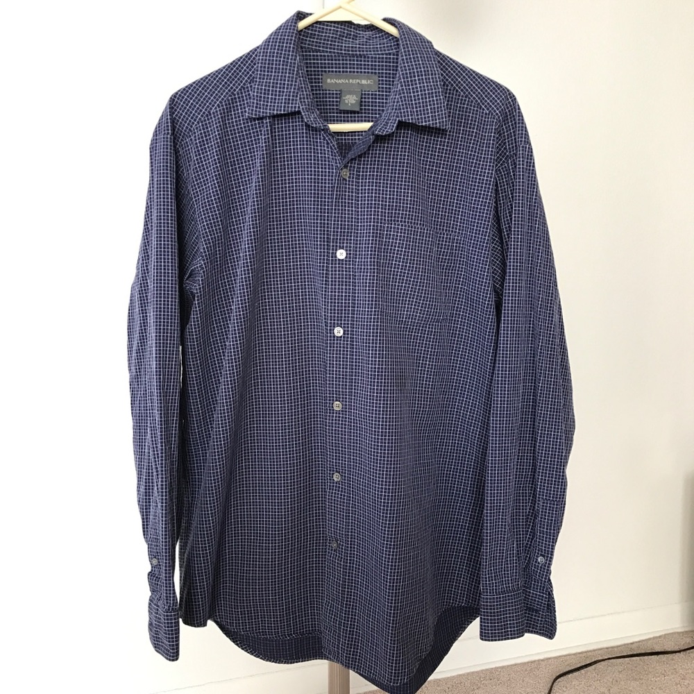 *Price Drop*Banana Republic Checked Large Shirt