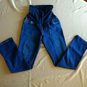 Maternity Over the Belly Straight Leg Jeans