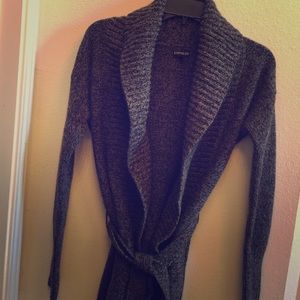Express wrap around sweater