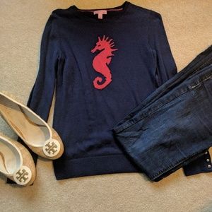 Size Small Lilly Pulitzer Sea Horse Sweater