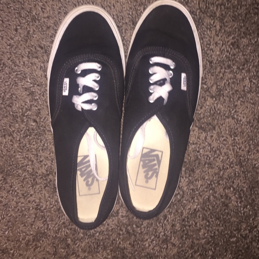 Black Vans Slim
