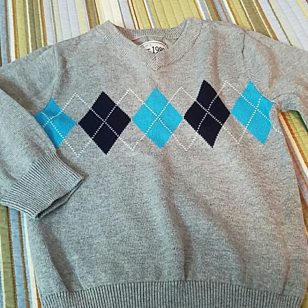 Children's Place gray long sleeve sweater
