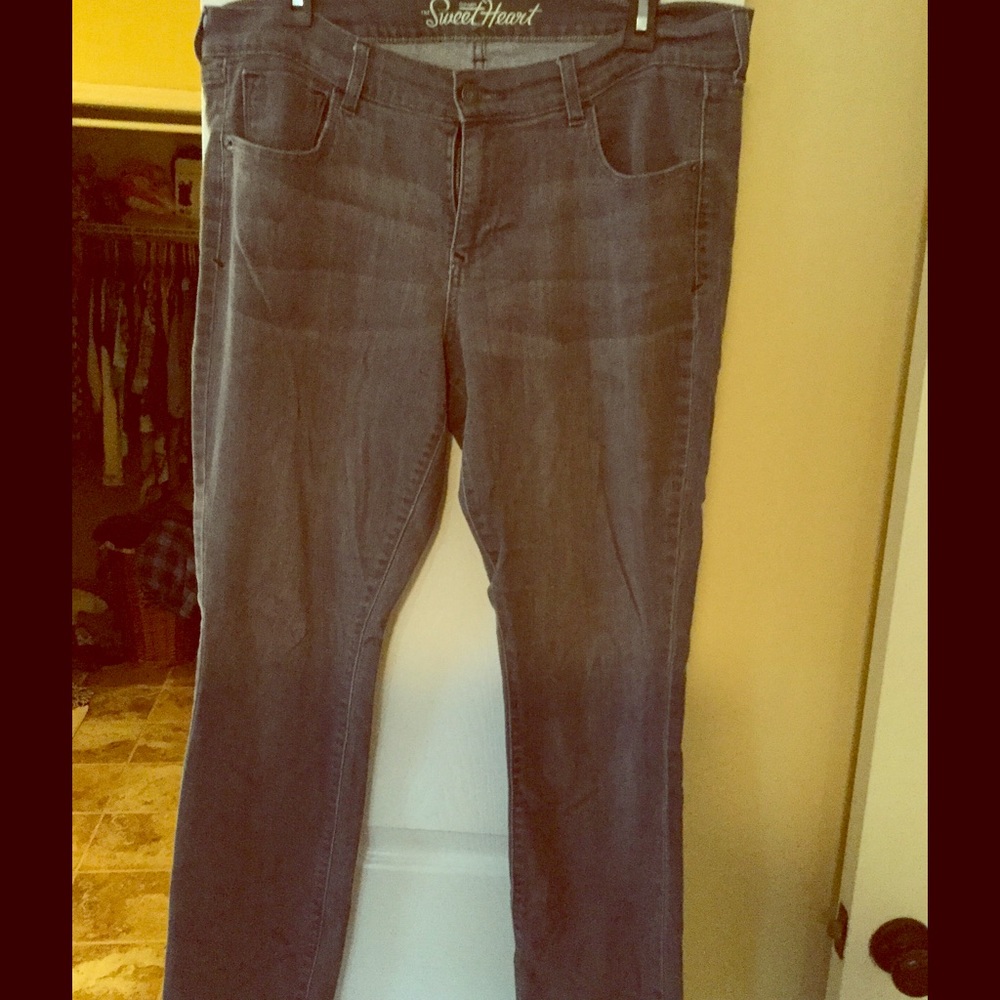 Grey jeans. Size 12