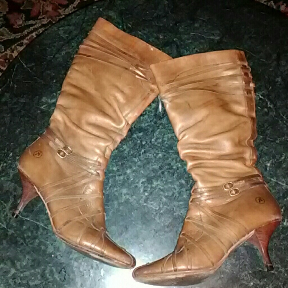Calf length boots