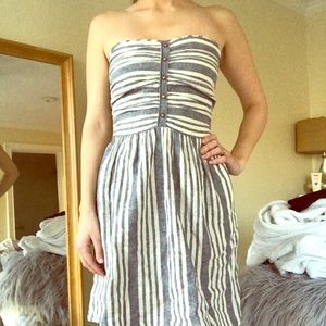 New Gap Strapless Dress