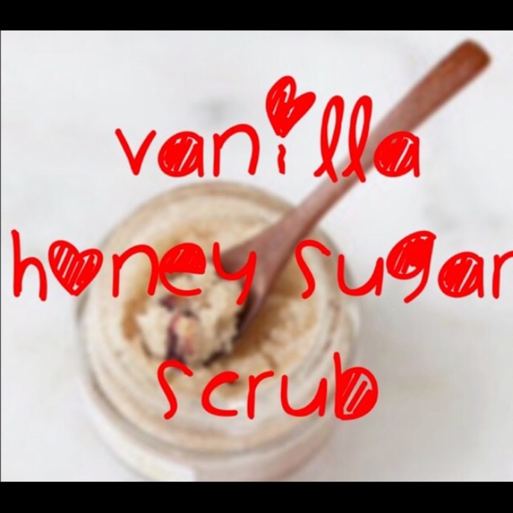ORGANIC HONEY VANILLA SUGAR SCRUB 4 GLOWING SKIN