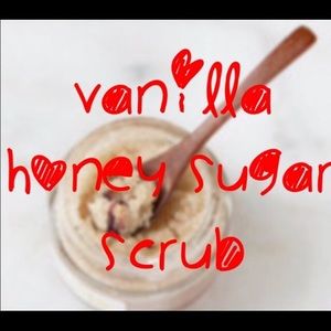 ORGANIC HONEY VANILLA SUGAR SCRUB 4 GLOWING SKIN