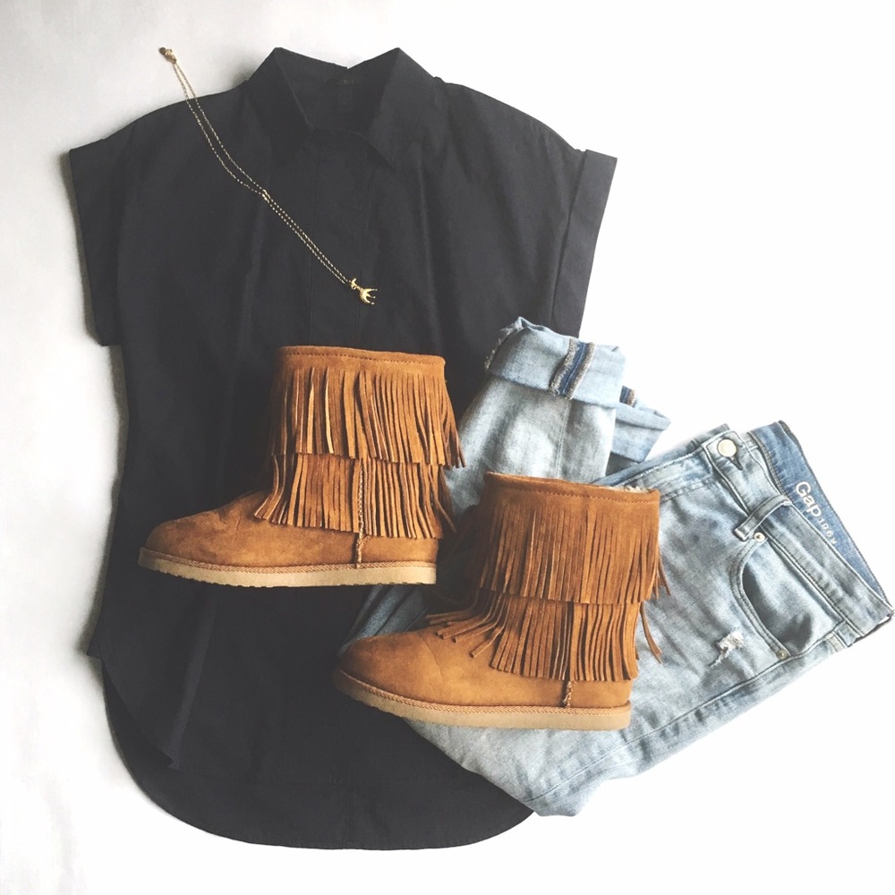 Fringe Booties