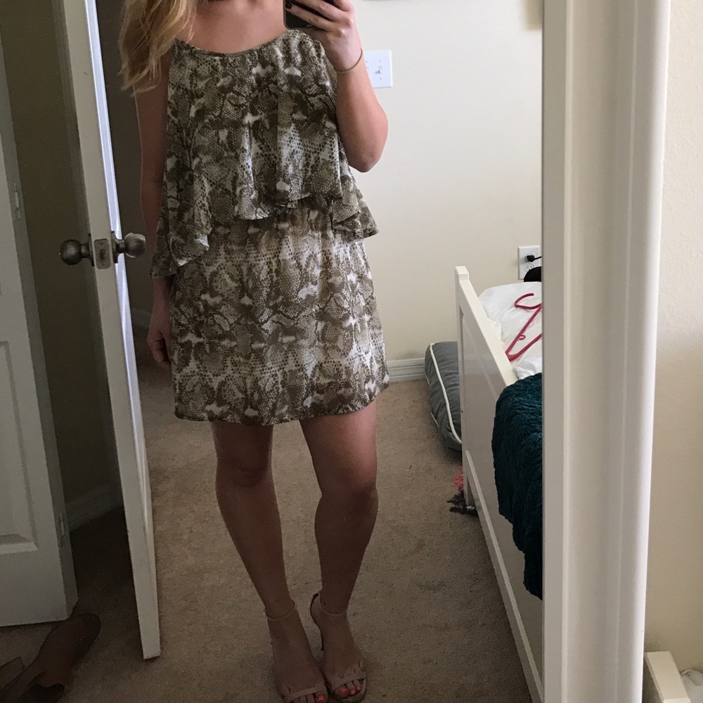 Show Me Your Mumu- Snake Skin Print Dress