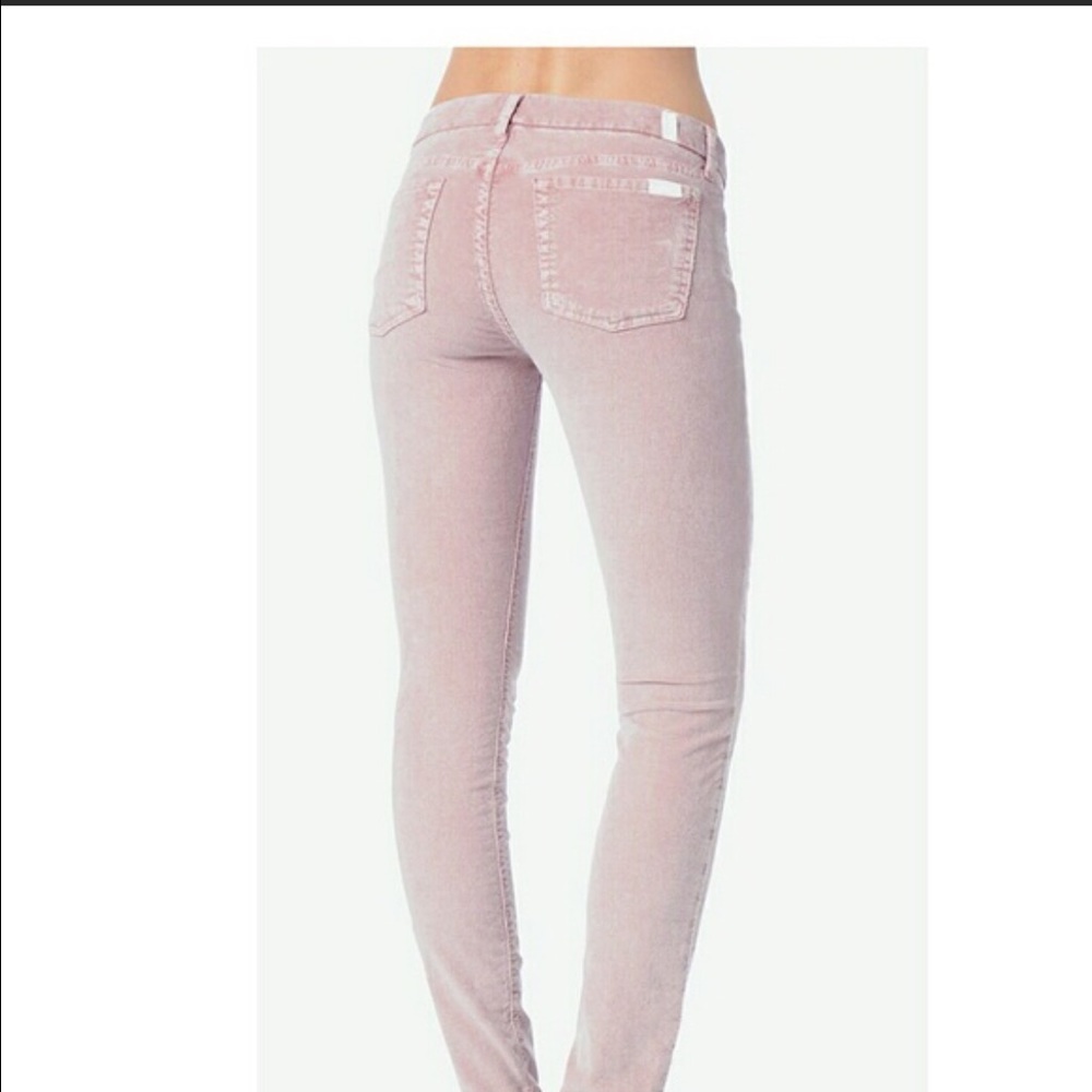7 for all mankind corduroy skinny jeans.