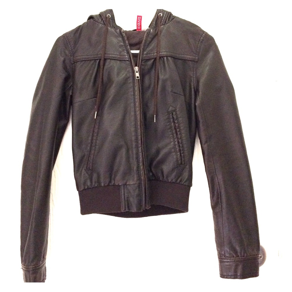 H & M Brown hooded jacket