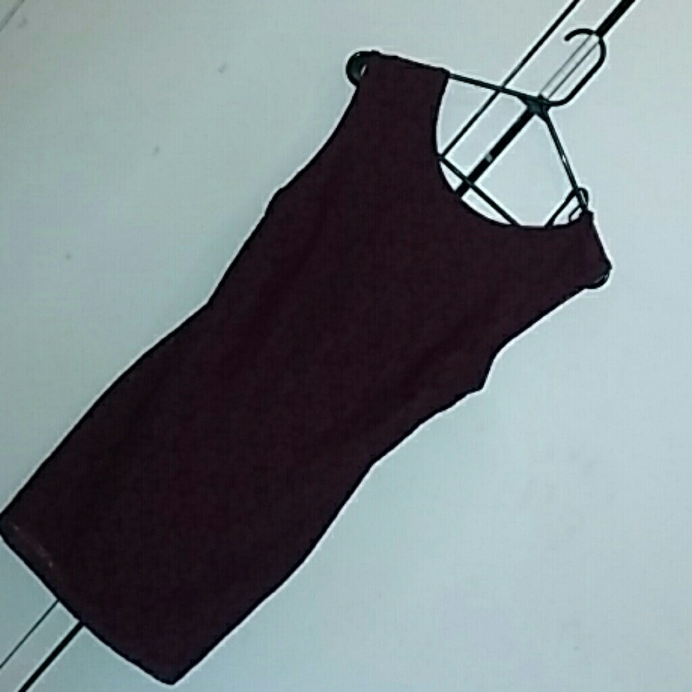 Burgundy  Dress