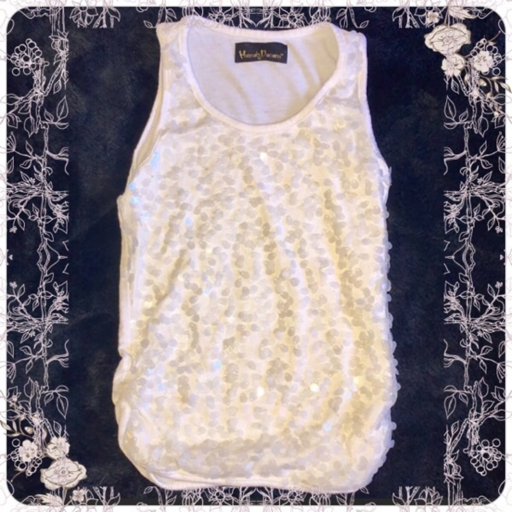 Hannah Banana sparkly tank top