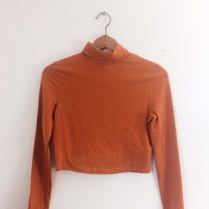 [H&M] Orange Turtleneck