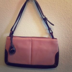 Dooney and Burke small pink purse